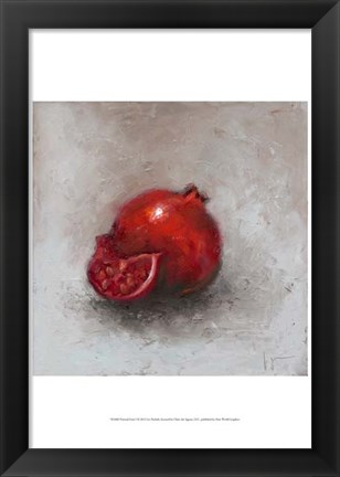 Framed Painted Fruit I Print