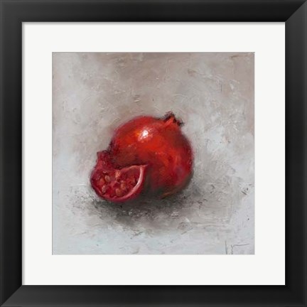 Framed Painted Fruit I Print