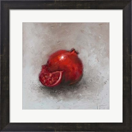 Framed Painted Fruit I Print