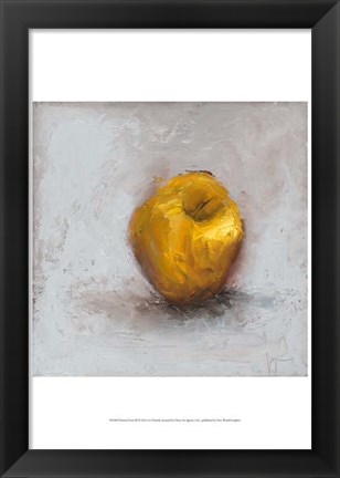 Framed Painted Fruit III Print