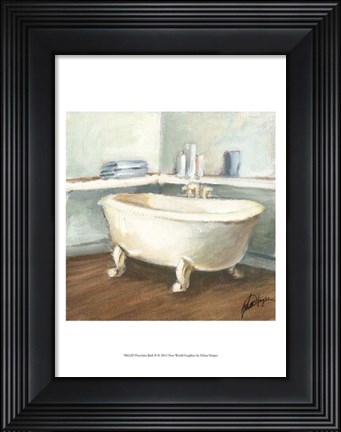 Framed Porcelain Bath II Print