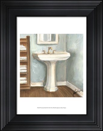 Framed Porcelain Bath III Print
