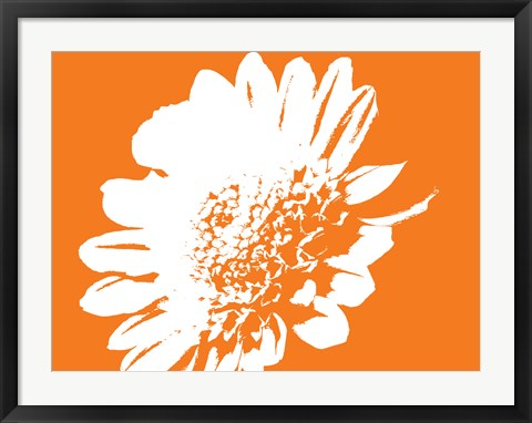 Framed Orange Mum Print