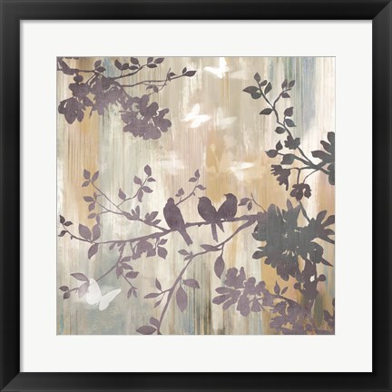 Framed Mist Foliage I Print