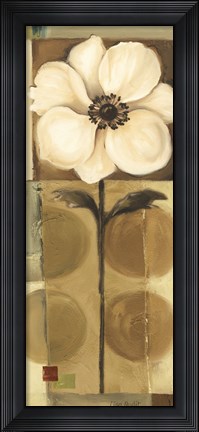 Framed 60&#39;s Blooms 4 detail Print