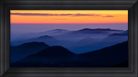 Framed Rocky Mountain Mist Print