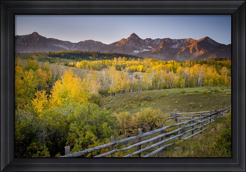 Framed Country Morning Print