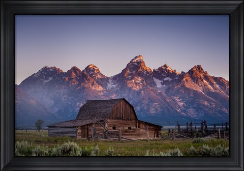 Framed Coming Sun Print