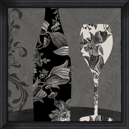 Framed Vin Elegant II Print