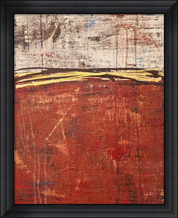 Framed Lithosphere XXIX Canvas 3 Print