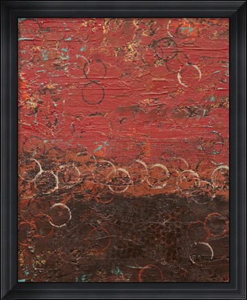 Framed Rustic Industrial XIV Print