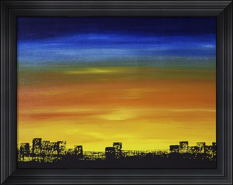 Framed Skyline II Print