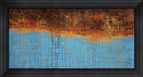 Framed Electrical Charge X Print