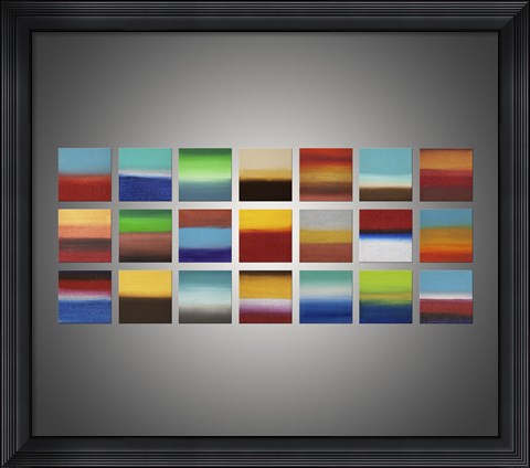 Framed Dreaming of 21 Sunsets Print