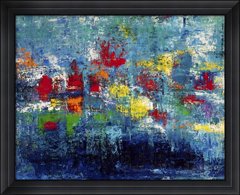 Framed Water Garden Print