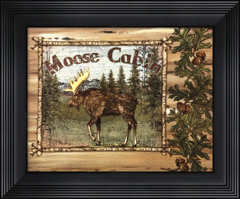Framed Forest Collage II Print
