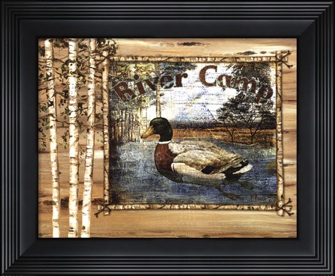 Framed Forest Collage III Print