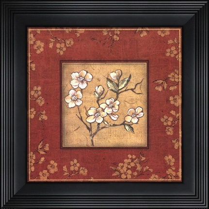 Framed Touch of Red I Print