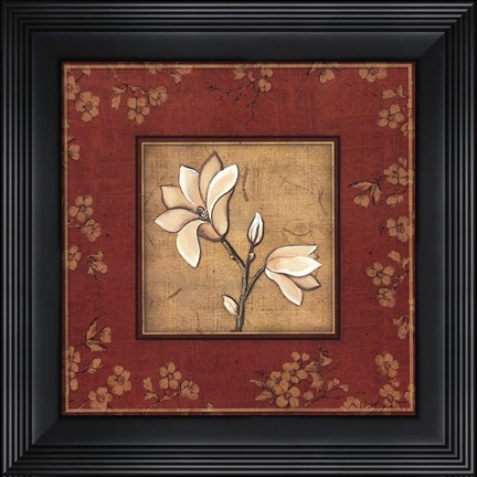 Framed Touch of Red IV Print