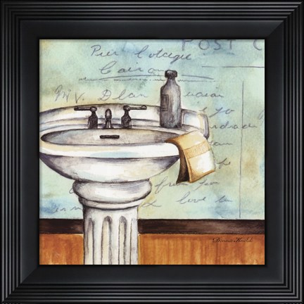 Framed Refresh Bath Print