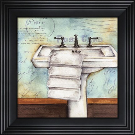 Framed Cleanse Bath Print