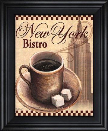 Framed New York Bistro Print