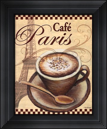 Framed Paris Cafe Print