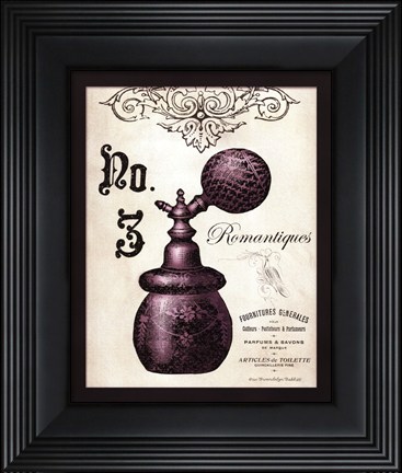 Framed French Perfume 3 - mini Print