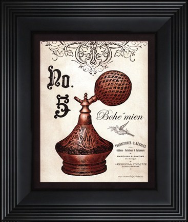 Framed French Perfume 5 - mini Print