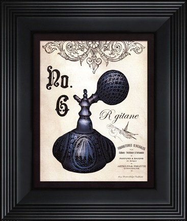 Framed French Perfume 6 - mini Print