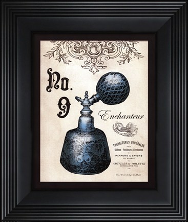 Framed French Perfume 9 - mini Print