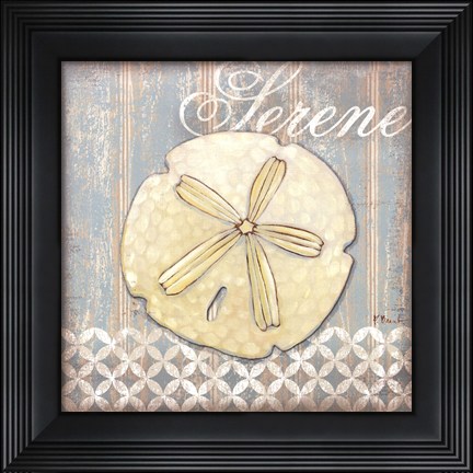 Framed Spa Shells I - mini Print
