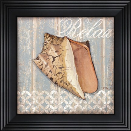Framed Spa Shells II - mini Print
