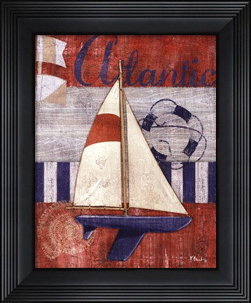 Framed Maritime Boat I Print