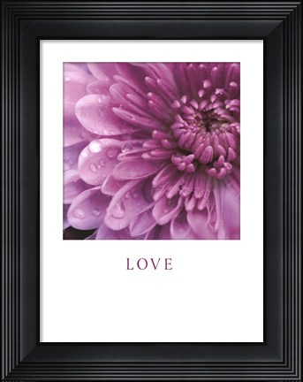 Framed Love Print