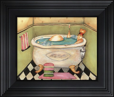 Framed Tiny Bubbles - mini Print