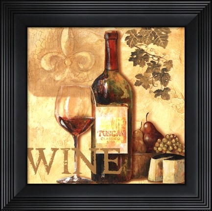 Framed Tasting Notes II Print