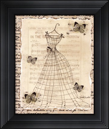Framed Wire Dress II - mini Print
