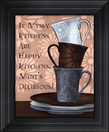 Framed In the Kitchen I Print