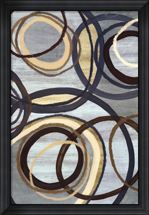 Framed Tuesday Blue II Print