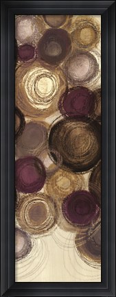 Framed Purple Whimsy Panel II Print