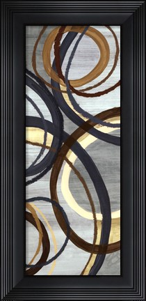 Framed Tuesday Blue Panel III Print
