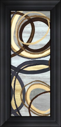 Framed Tuesday Blue Panel IV Print