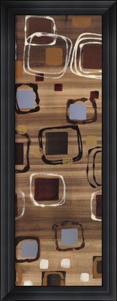Framed Square Dance Panel I Print