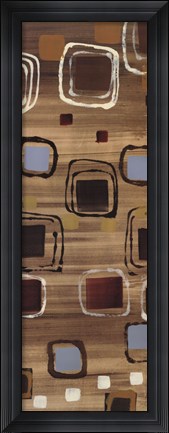 Framed Square Dance Panel II Print
