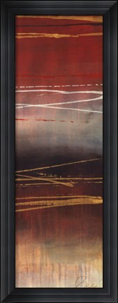 Framed Gold Rush Panel II Print