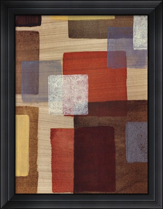 Framed Retro Fusion II Print