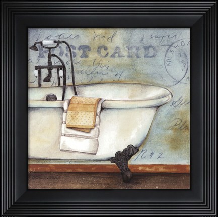 Framed Soothing Bath Print