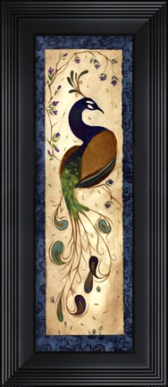 Framed Peacock III - mini Print