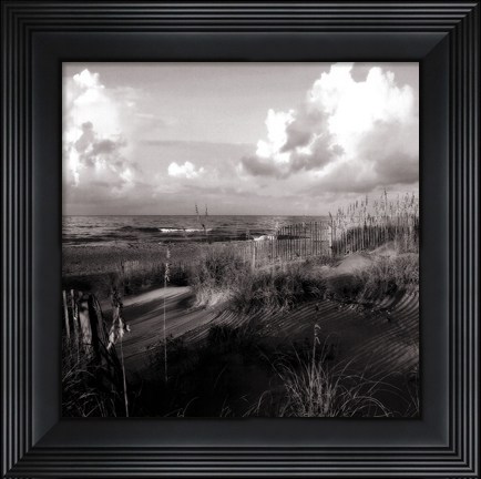 Framed Dunes II Sq. BW Print